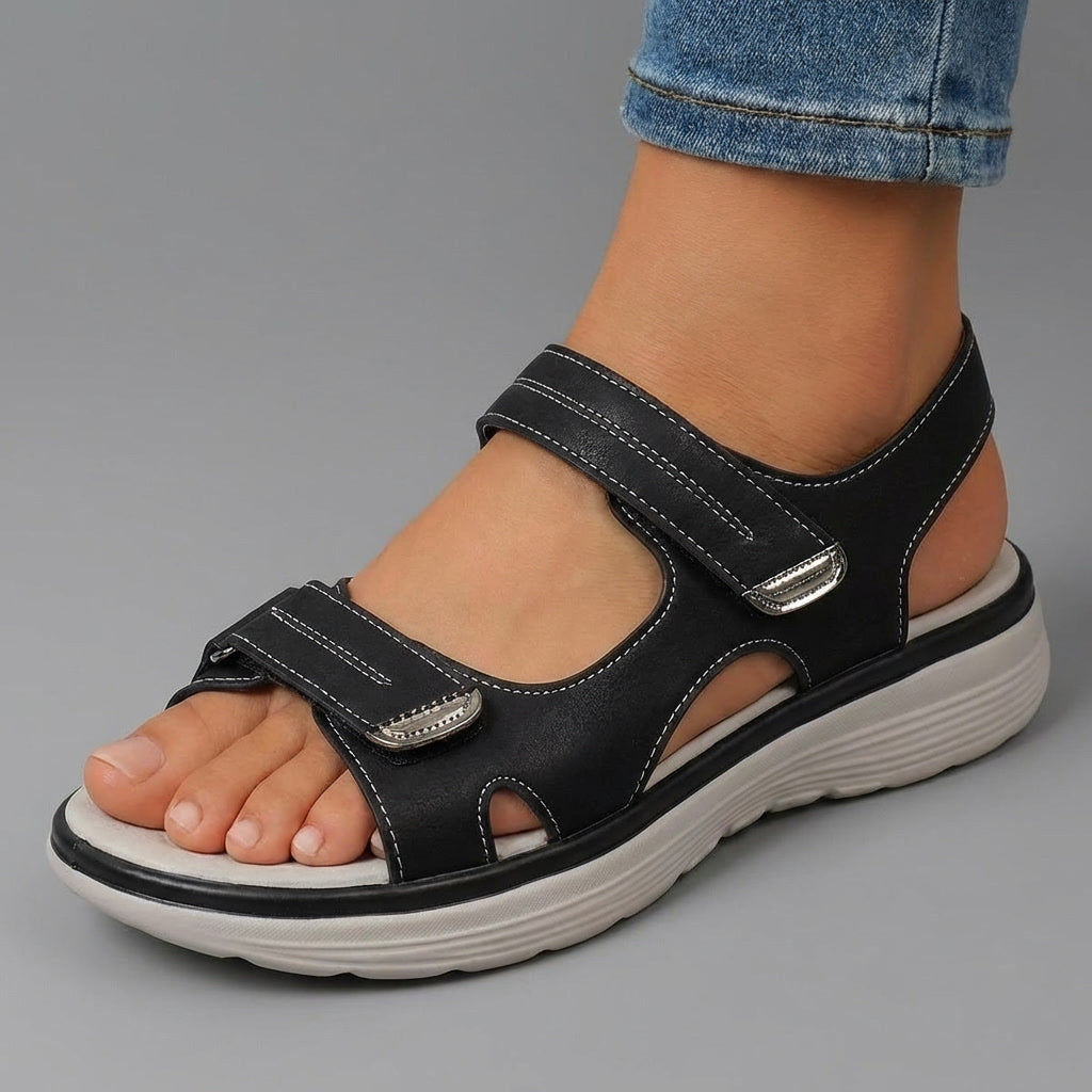 Susan Comfort Sandals in Black