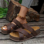Malibu Comfort Sandals in Brown