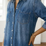 Women's Cotton Denim Jumpsuit, photo 8