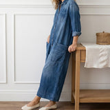 Women's Cotton Denim Jumpsuit, photo 2