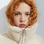 Oversized Teddy Jacket with Stand Collar, photo 5