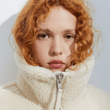 Oversized Teddy Jacket with Stand Collar, photo 5