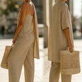 Effortless Linen-Cotton Three-Piece Set, photo 8