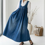 Women's Vintage Denim Maxi Dress, photo 6