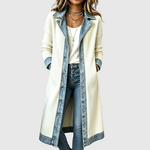 Women's Long Knit and Denim Jacket, photo 2