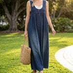 Women's Vintage Denim Maxi Dress, photo 7