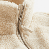 Oversized Teddy Jacket with Stand Collar, photo 7