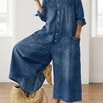 Women's Cotton Denim Jumpsuit, photo 10