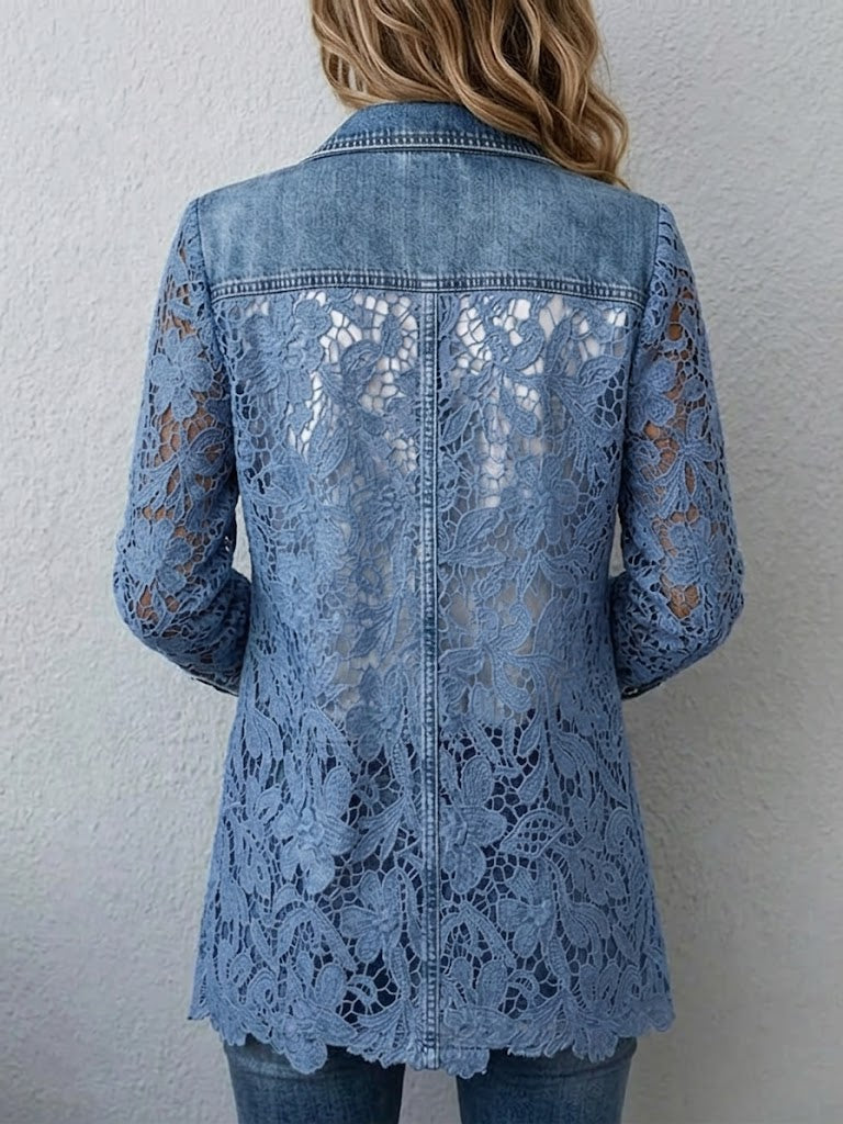 Women's Floral Lace Blazer, photo 2