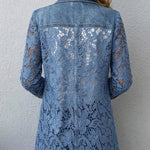 Women's Floral Lace Blazer, photo 2