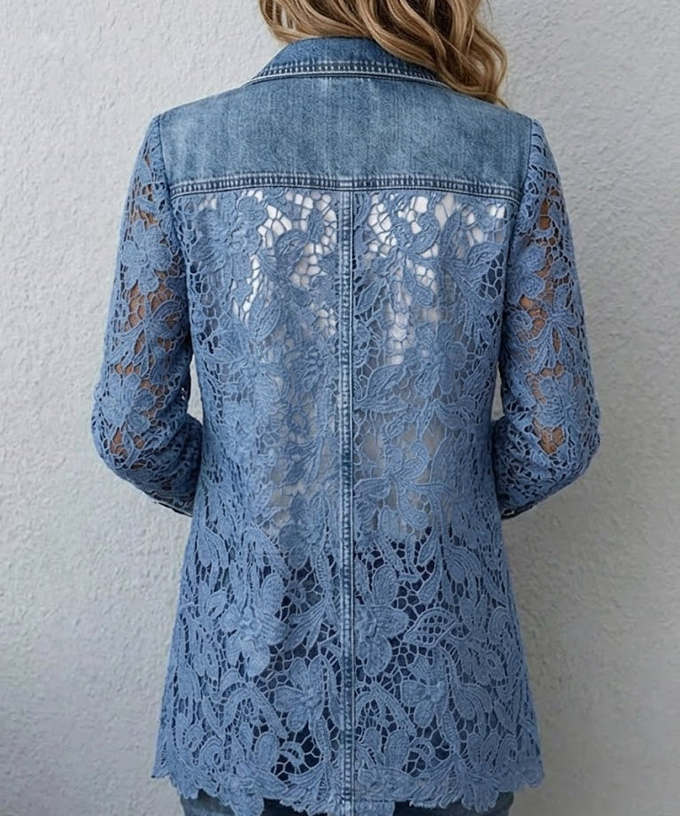 Women's Floral Lace Blazer, photo 2
