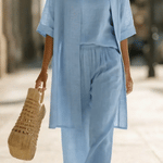 Effortless Linen-Cotton Three-Piece Set, photo 7