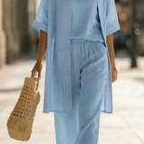 Effortless Linen-Cotton Three-Piece Set, photo 7