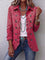 Anouk Vintage Paisley Print Ruffled Jacket in Rose Pink