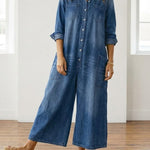 Women's Cotton Denim Jumpsuit, photo 6
