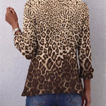 Women's Leopard Print Ruffled Jacket, photo 2