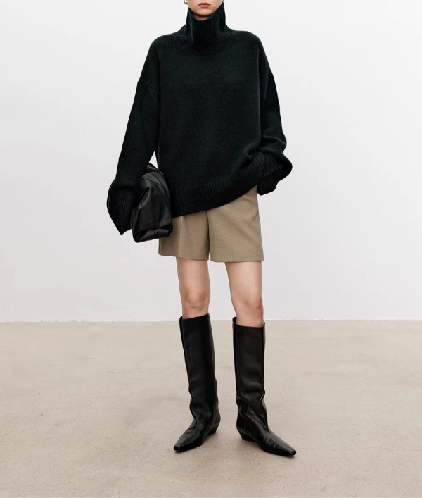 Anneliese Cable-Knit Turtleneck Sweater, photo 14