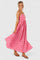 Ilyanthe Elegant Maxi Dress in Pink