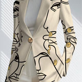 Women's Line Art Blazer, photo 4