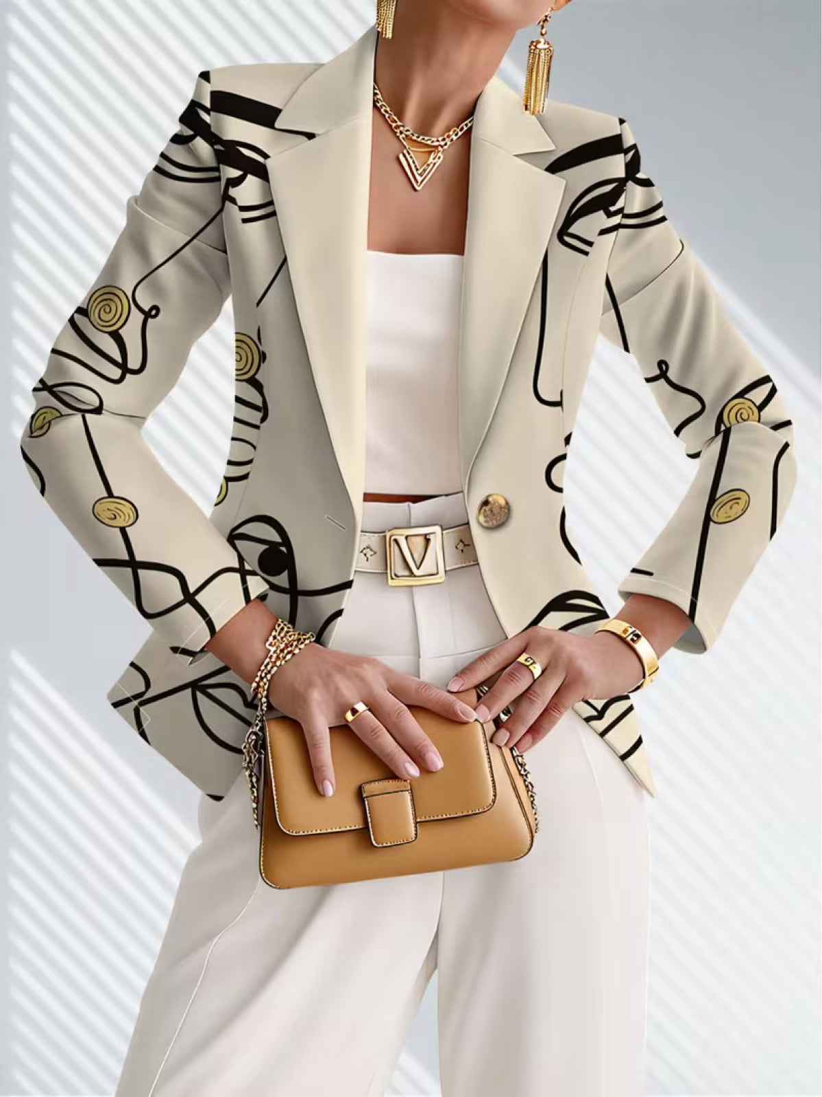 Women's Line Art Blazer, photo 5