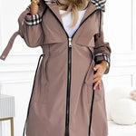 Natalie Trenchcoat Jacket in Brown