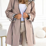Natalie Trenchcoat Jacket in Beige