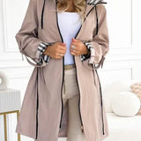 Natalie Trenchcoat Jacket in Beige