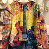 Women's Vibrant Bohemian-Inspired Sweatshirt