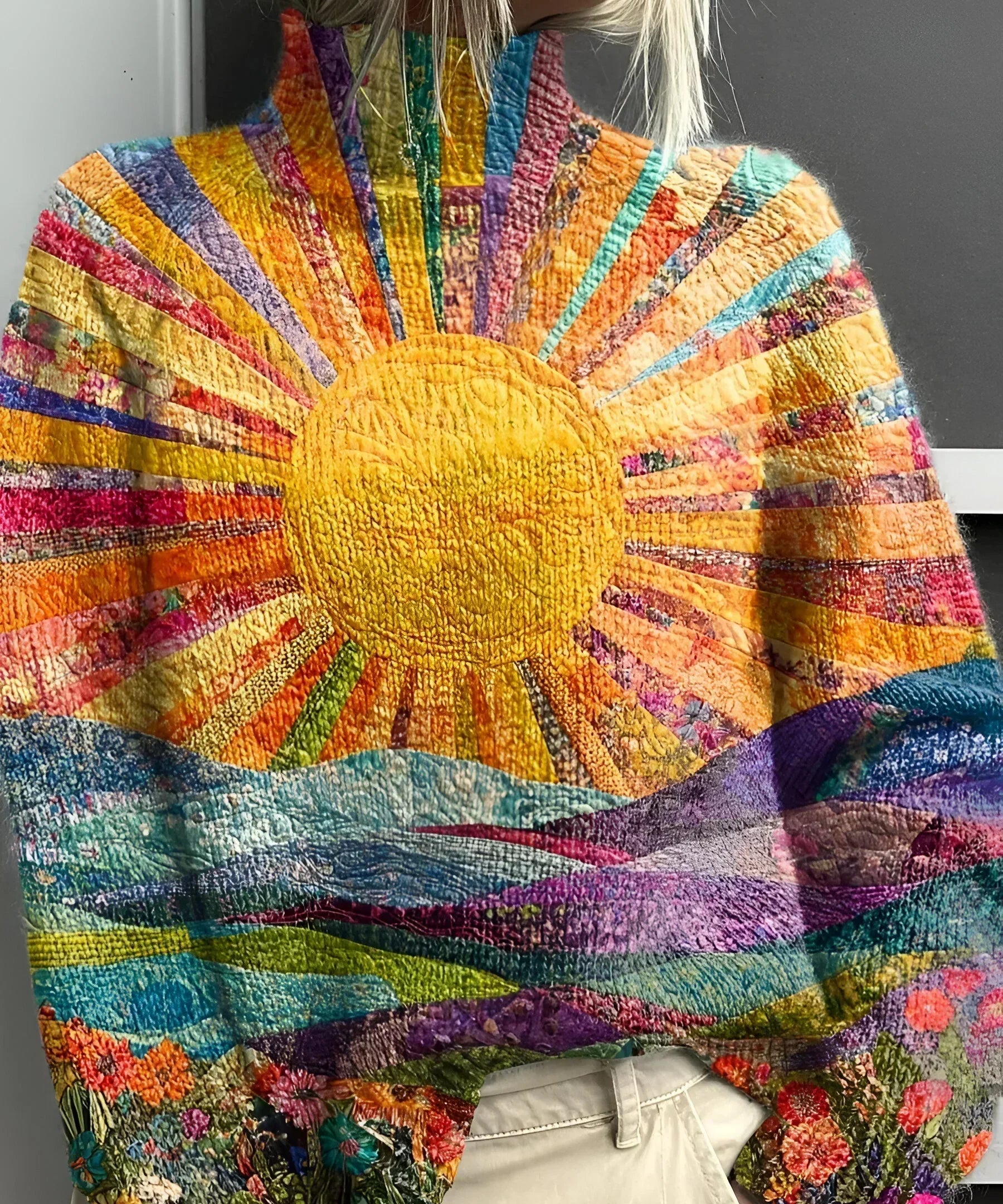 Simone Vibrant and Cheerful Turtleneck