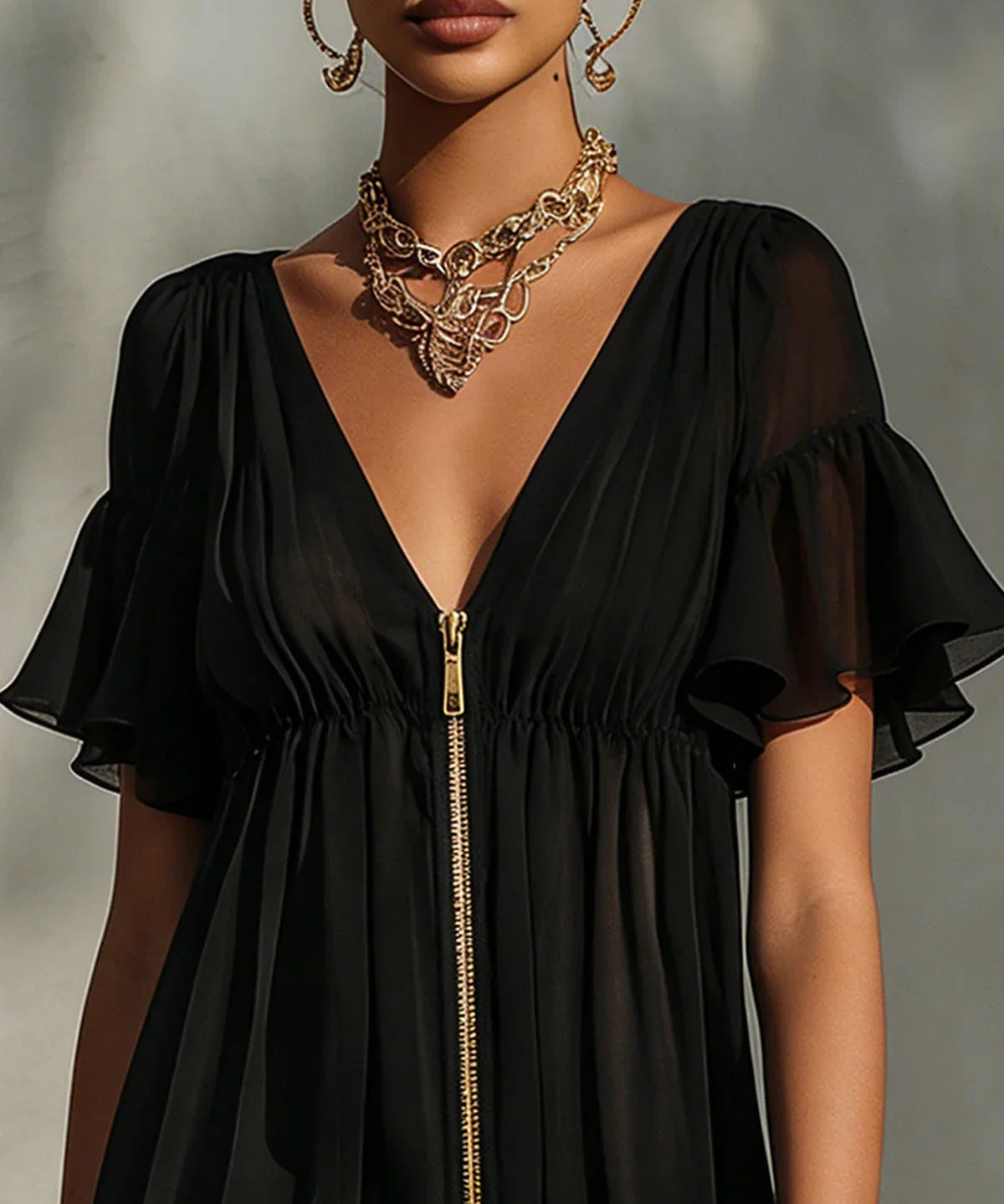 Women's Black Mini Dress, photo 2
