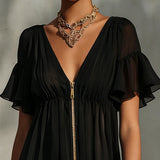 Women's Black Mini Dress, photo 2