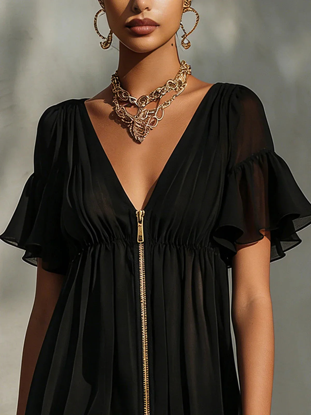 Women's Black Mini Dress, photo 2