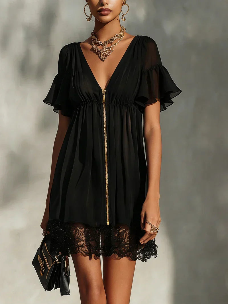 Women's Black Mini Dress
