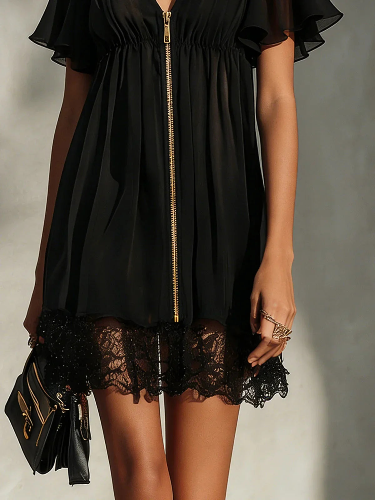 Women's Black Mini Dress, photo 4