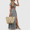 Women's Stylish Boho Maxi Dress in Gray