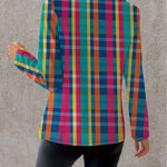 Women's Multicolor Plaid Blazer, photo 4