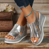 Palma Comfort Sandals in Silver