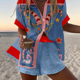 Women's Celestial Ram Two-Piece Summer Set