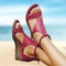 Solene Comfort Sandals in Red