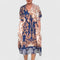 Carvyna Comfortable Dress in Multi-colored