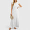 Marian Elegant Maxi Dress in White