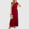 Marian Elegant Maxi Dress in Red