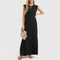 Marian Elegant Maxi Dress in Black