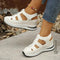 Women's Closed-Toe Sneaker Sandals in White
