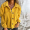 Women's Cozy Textured Coat in Yellow