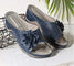 Soft comfort sandals with arch support in Blue
