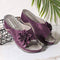 Soft comfort sandals with arch support in Purple