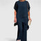 Women's Sophisticated Set in Navy Blue