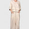Zaryphina Comfortable Two-Piece Set in Apricot