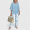 Marzyelle Elegant Set in Blue White